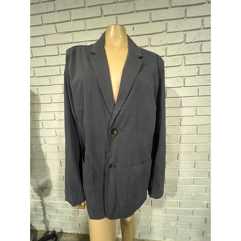 Marine Layer Dark Gray Unstructured Patch Pocket Blazer Gorpcore NWT Size XL